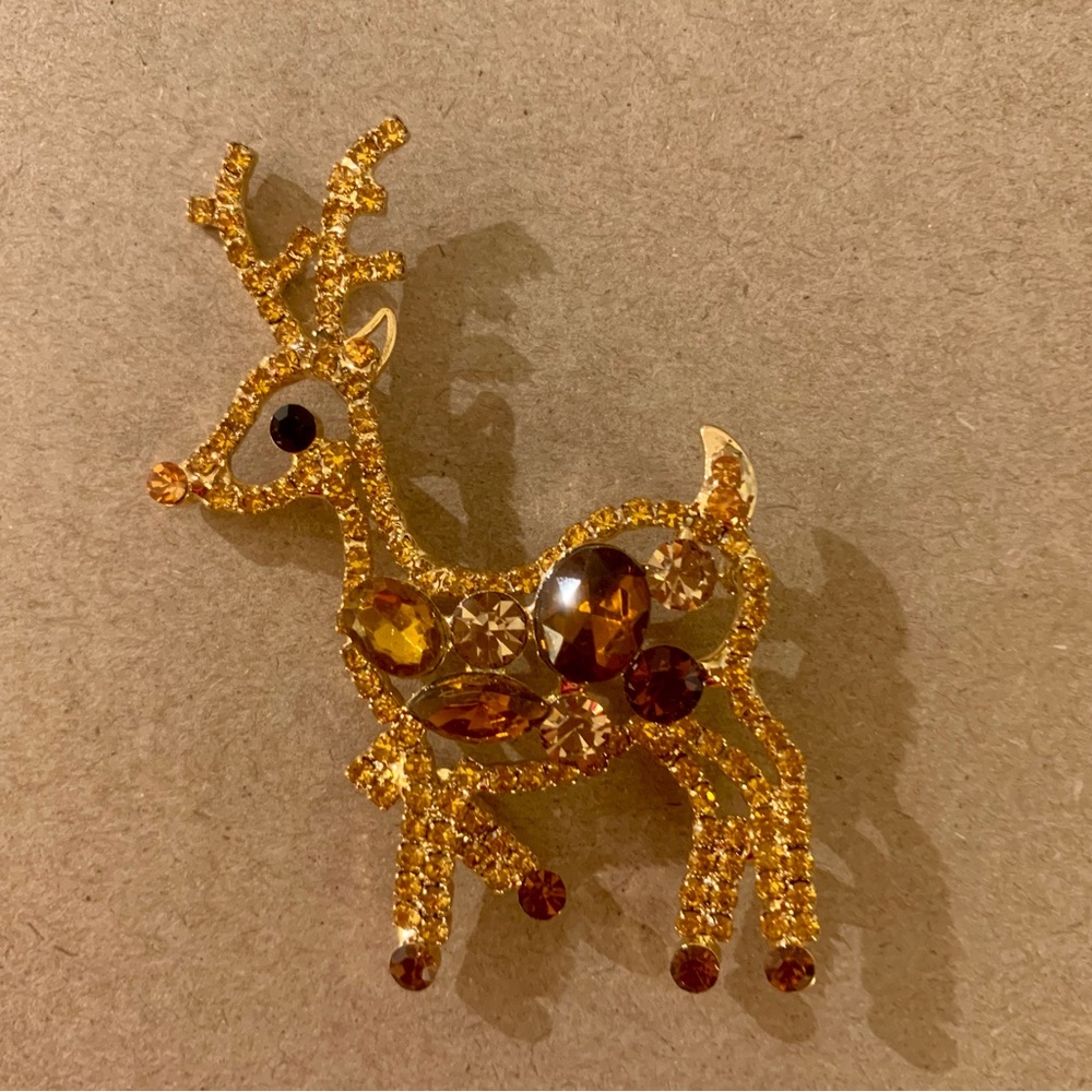$5 each or 3/$10 reindeer brooch